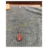 Coffee Jasper Pendant Necklace
