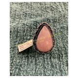 Size 8 Rose Quartz Ring
