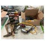 Air tools, deep well sockets, hammers, tank heater