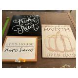 Wooden wall art