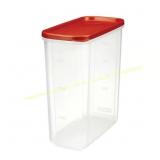 Rubbermaid 21-Cup Clear/Red Container