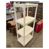 Plastic shelf