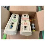 Assorted golf balls
