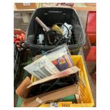 Sabre saw, heat tape, hand planer, tools
