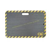 CLC 21x14 in. NBR Kneeling Mat Black