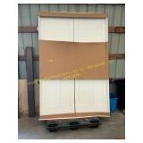 Large double interior door
