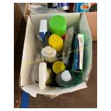 Assorted cleaning products