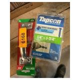 Tapcons, handle