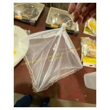 Food umbrella and checkered table cloth