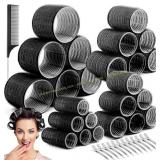 Cludoo Jumbo Hair Curler Rollers 24PCS