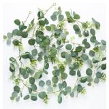 Mizii 2 Strands Eucalyptus Garland 68" Green, and