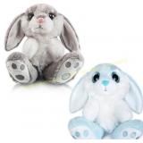 OLI Easter Bunny Stuffed 7" Gray/Blue (2)