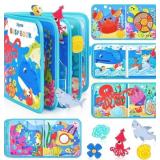 JoyCat Ocean Busy Book for Toddlers 1-3