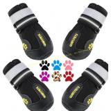 QUMY Waterproof Dog Boots (Size 5) 2pk