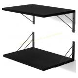 Love-KANKEI Floating Shelves, Black 2-pack