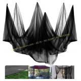 39x10Ft Mosquito Netting Black