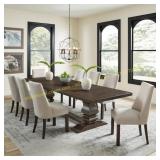Erma Dining Table and 8 Chairs