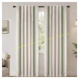 DriftAway Linen Blackout Curtains 2 Panels