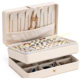 MODENGKONGJIAN Jewelry Organizer Box, 2-Layer, mak