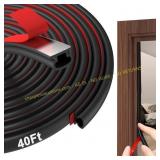 alophoty Door Seal 40 Ft Black