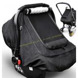 Waterproof Baby Car Seat Cover, YVMVDV Black