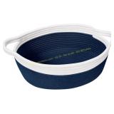 Goodpick Woven Basket - Navy Rope Basket