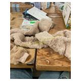 Fur Story Real Fur Infinity Scarf Warmer, glove, a