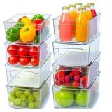 Utopia Home 8-Piece Fridge Organizer Set
