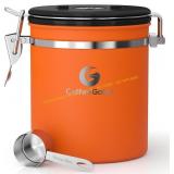 Coffee Gator Stainless Canister with Co2 Valve