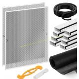 Window Screen Kit-2 Packs, Aluminum White