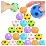 32 Pcs Mini Fidget Spinners Soccer Balls