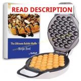Hong Kong Egg Waffle Maker with Recipe e-book