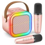 Karaoke Machine for Kids/Adults, Bluetooth Mic