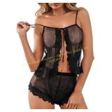 Kolagri Lace Pajamas Set Women Sleepwear Lg