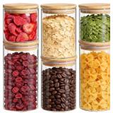 ComSaf Glass Storage Containers Set with Lids
