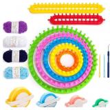 VGOODALL 18Pcs Knitting Looms Set: Pompom