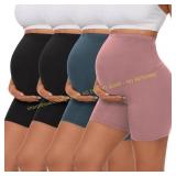 Dalavch 3 Pack Maternity Shorts Over Belly 5
