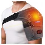 Cordless Shoulder Heating Pad with Vibration