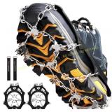 Ice Crampons Cleats with 19 Spikes