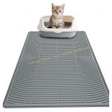 AMOK Cat Litter Mat   XL 40x28" Grey