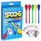 Zubebe 1 Set Spoons Game Cards for 2+ players