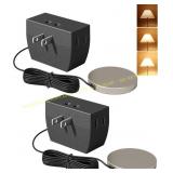 DEWENWILS 2-Pack Touch Dimmer Switch, Black