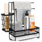 Tlence Sponge Holder with Drain Pan