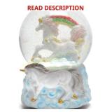 Elanze Designs Unicorn 100MM Glitter Globe