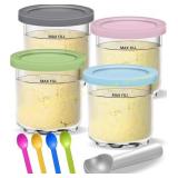 Creami Pints & Lids for Ninja   4 Pack