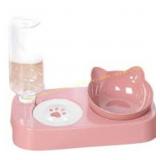 Durable DoublePuppy Cat Bowls Detach Feeder