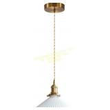 E26 Modern Pendant Light   White (1Pack)