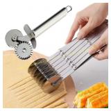 7 Wheel Pastry Cutter with Dough Cutter and plasti