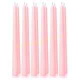 10" Taper Candles, Blush Pink, 12-Pack, wrist stra