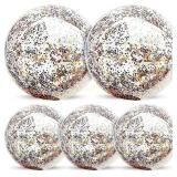 Glittery inflatables.